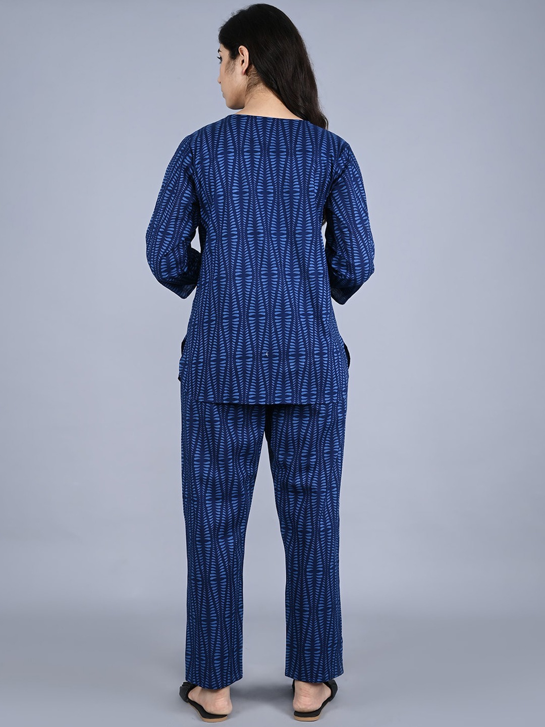 Geometric Printed Night Suit – Bachuu.com